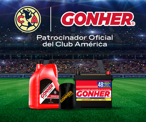 gonher patrocinador club america