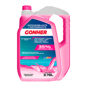Anticongelante – Refrigerante orgánico (OAT) 35% rosa