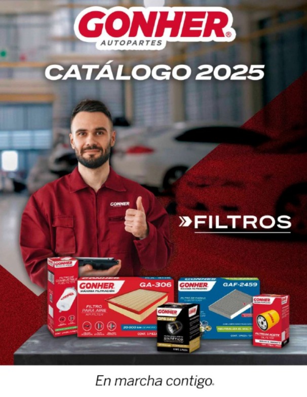 filtros para auto gonher