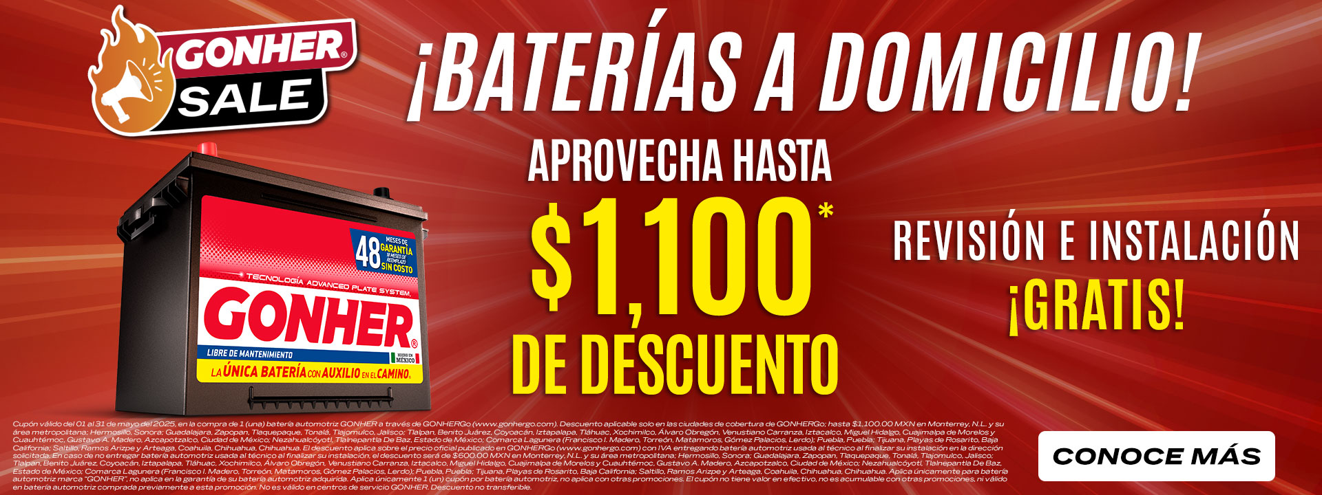 bateria para auto en monterrey torreon hermosillo tijuana puebla guadalajara ciudad de mexico