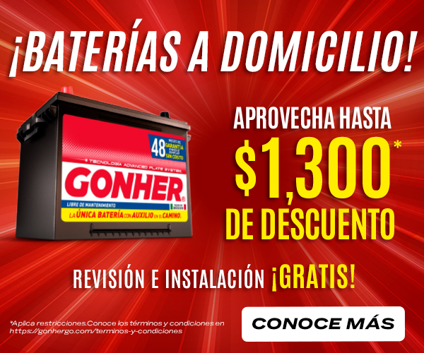 gonhergo baterias a domicilio