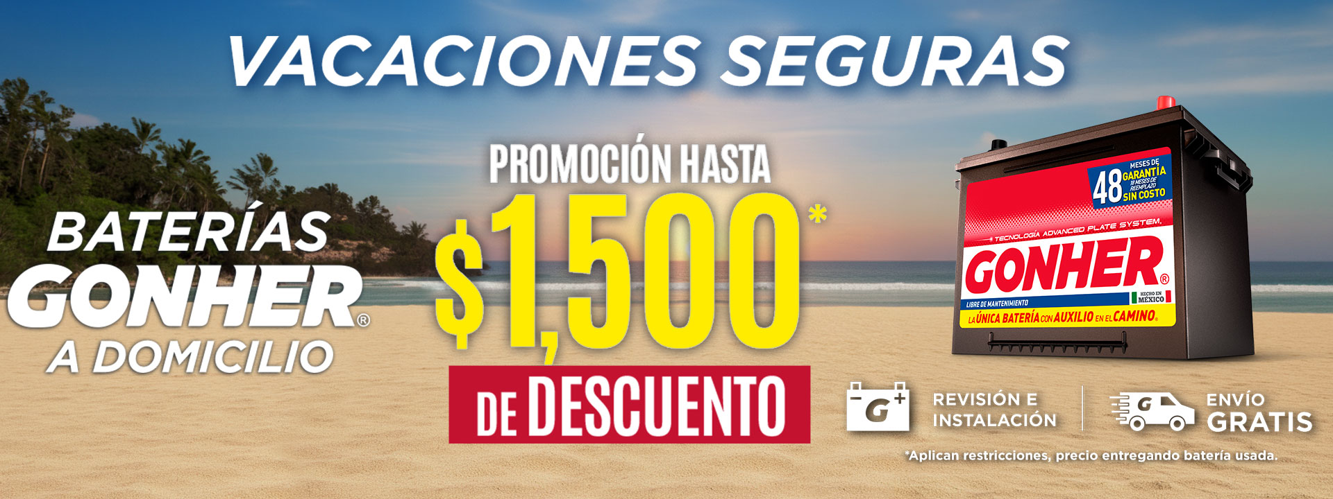 acumulador para carro gonher