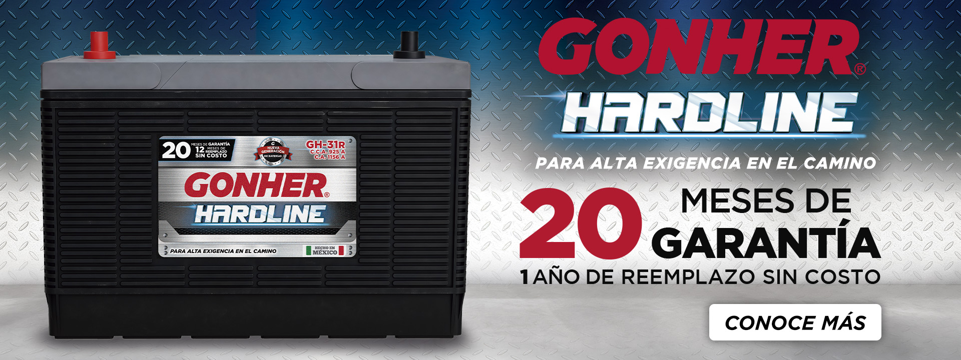 bateria gonher hardline